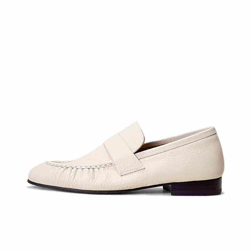 SHOEMAKER QUEEN Женские лоферы молочно-белые, цвет Milk White
