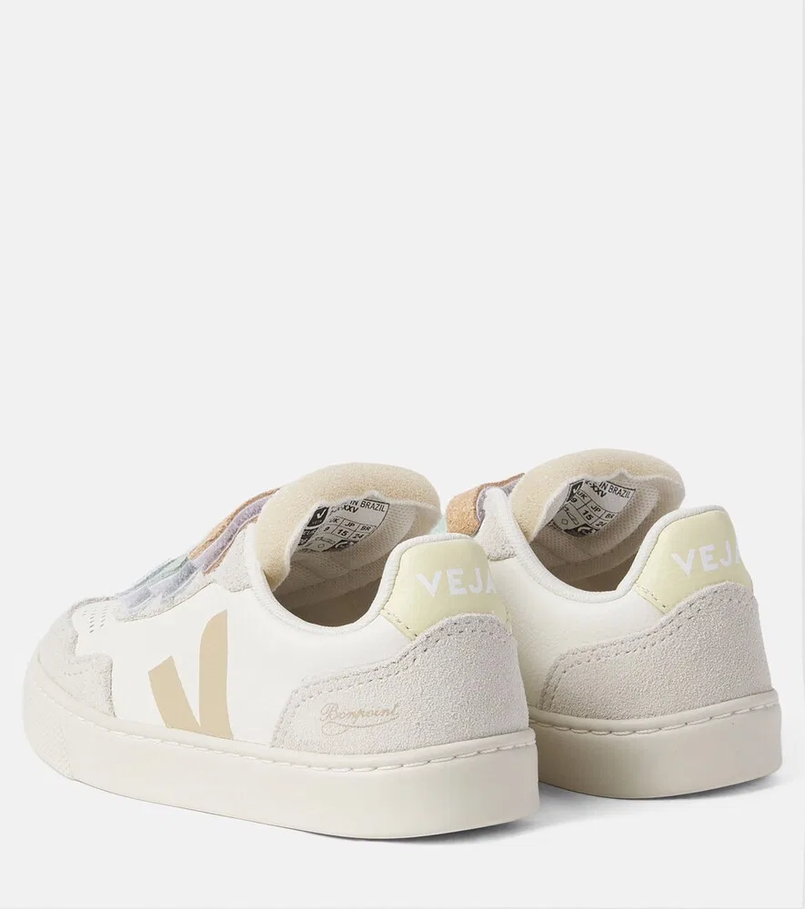 Кожаные кроссовки x Bonpoint V-90 Veja Kids, белый — фото 2