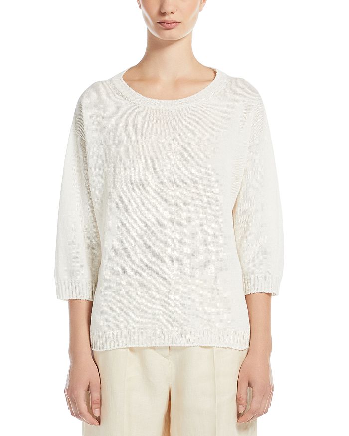 

Укороченный свитер Weekend 2 Selz Weekend Max Mara, белый