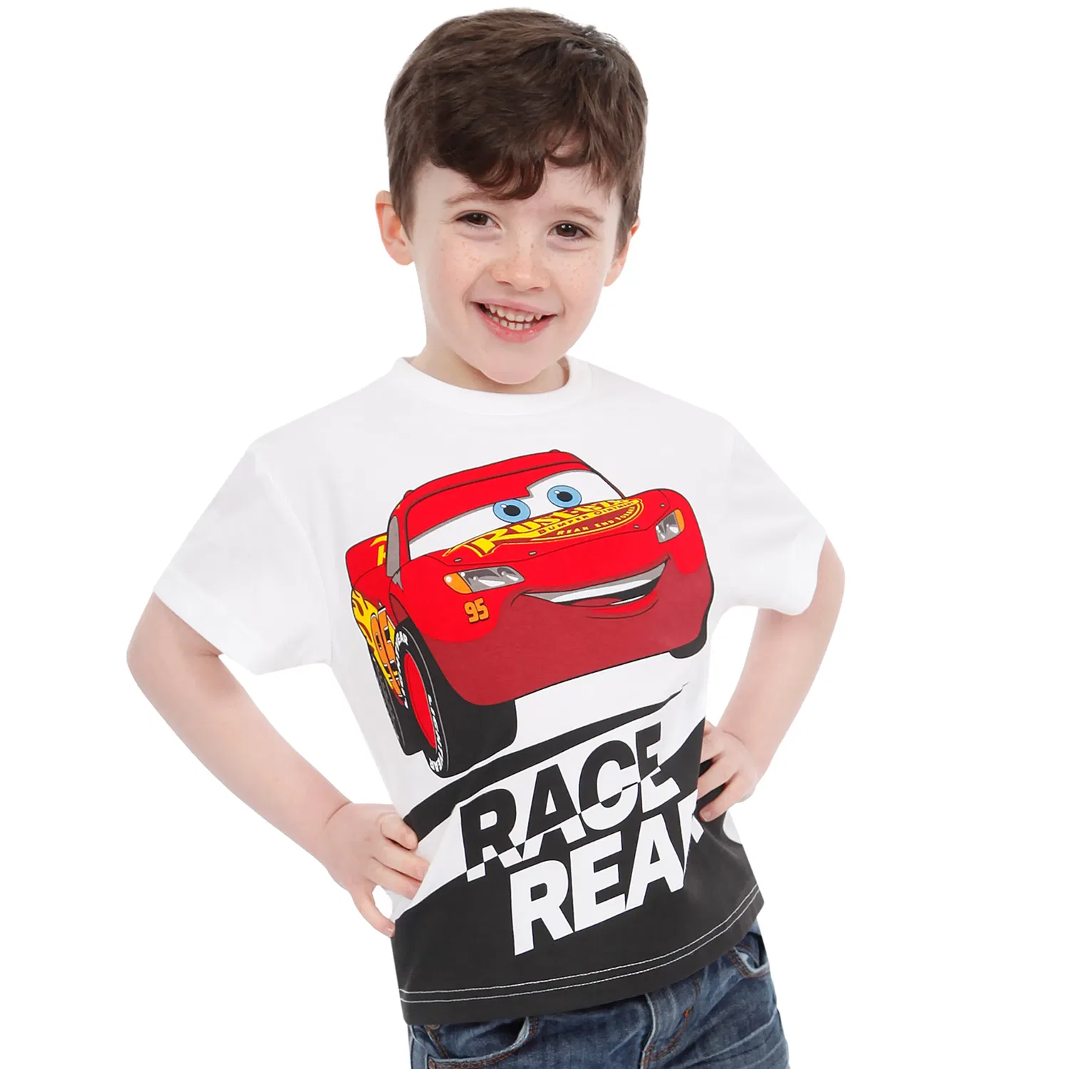 Футболка с Lightning McQueen Disney, белый — фото 3