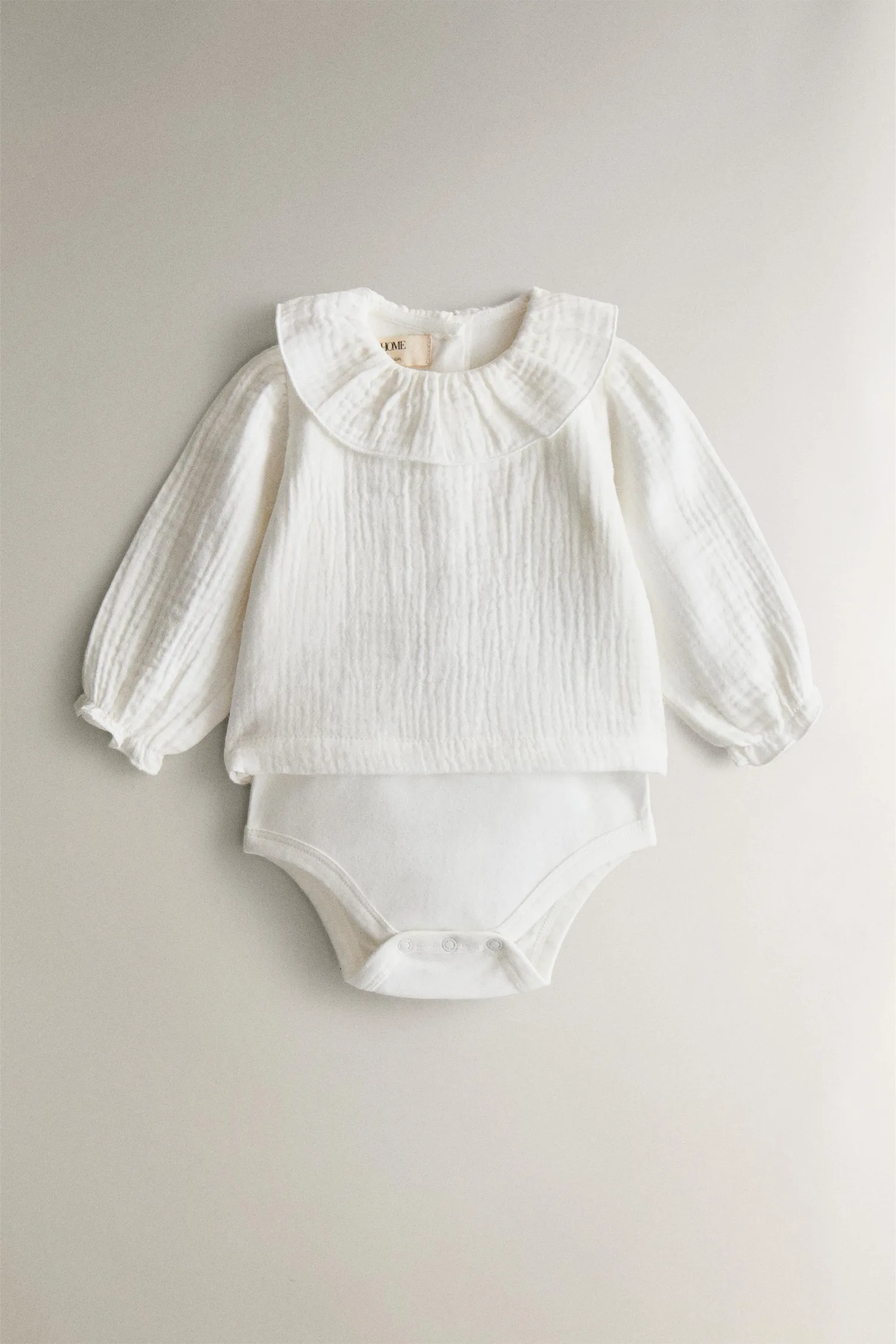 Zara Детский боди из муслина