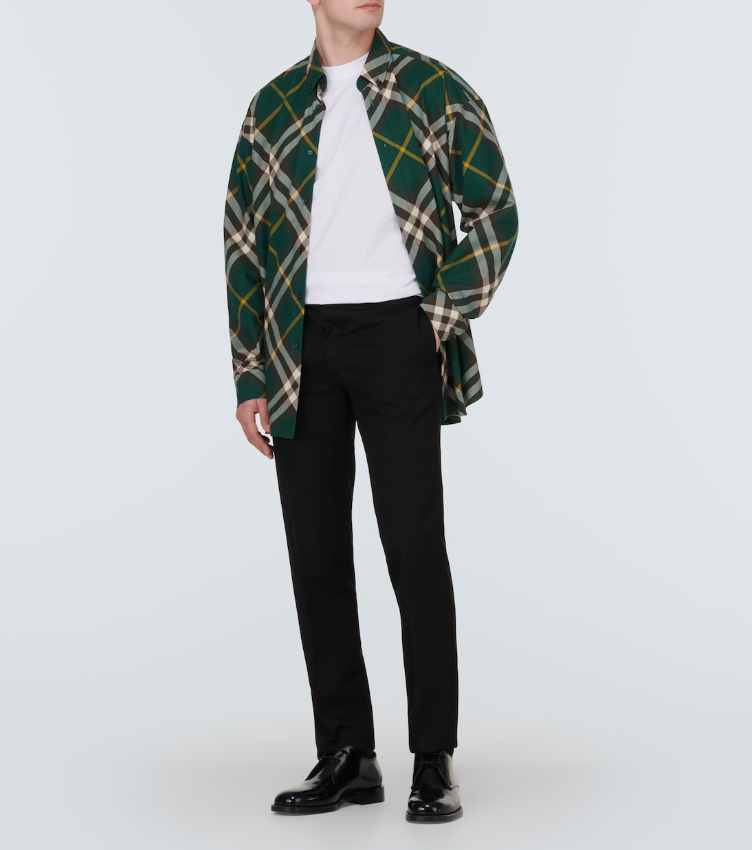 Футболка Burberry из хлопкового джерси с принтом, белый — фото 2