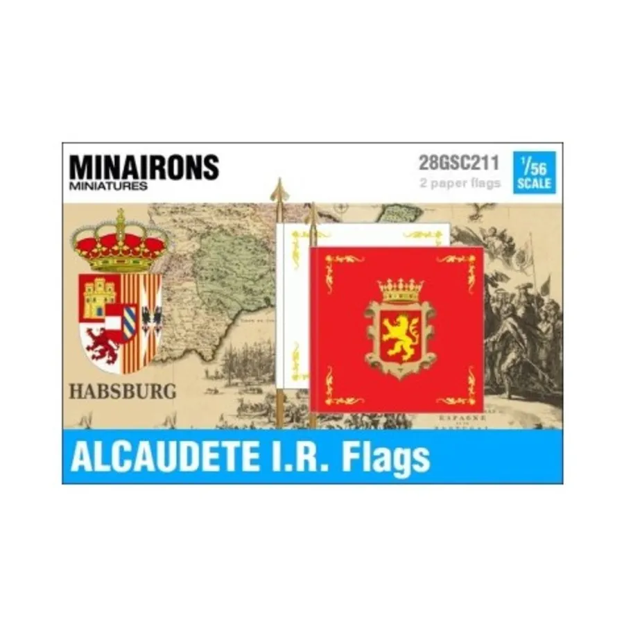 

Флаги Алькаудете ИК, War of Spanish Succession - Decals & Flags (1:56)
