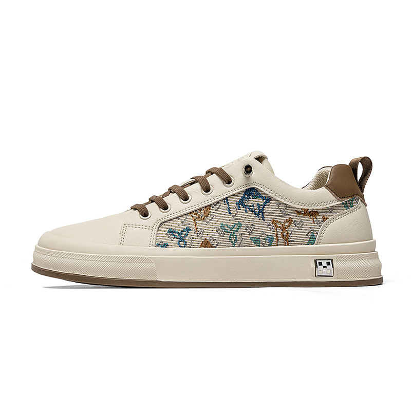 

CARTELO Стильные мокасины в японском стиле нескользящие легкие на платформе низкие кеды для скейтбординга мужские бежево-коричневые, цвет Beige Brown