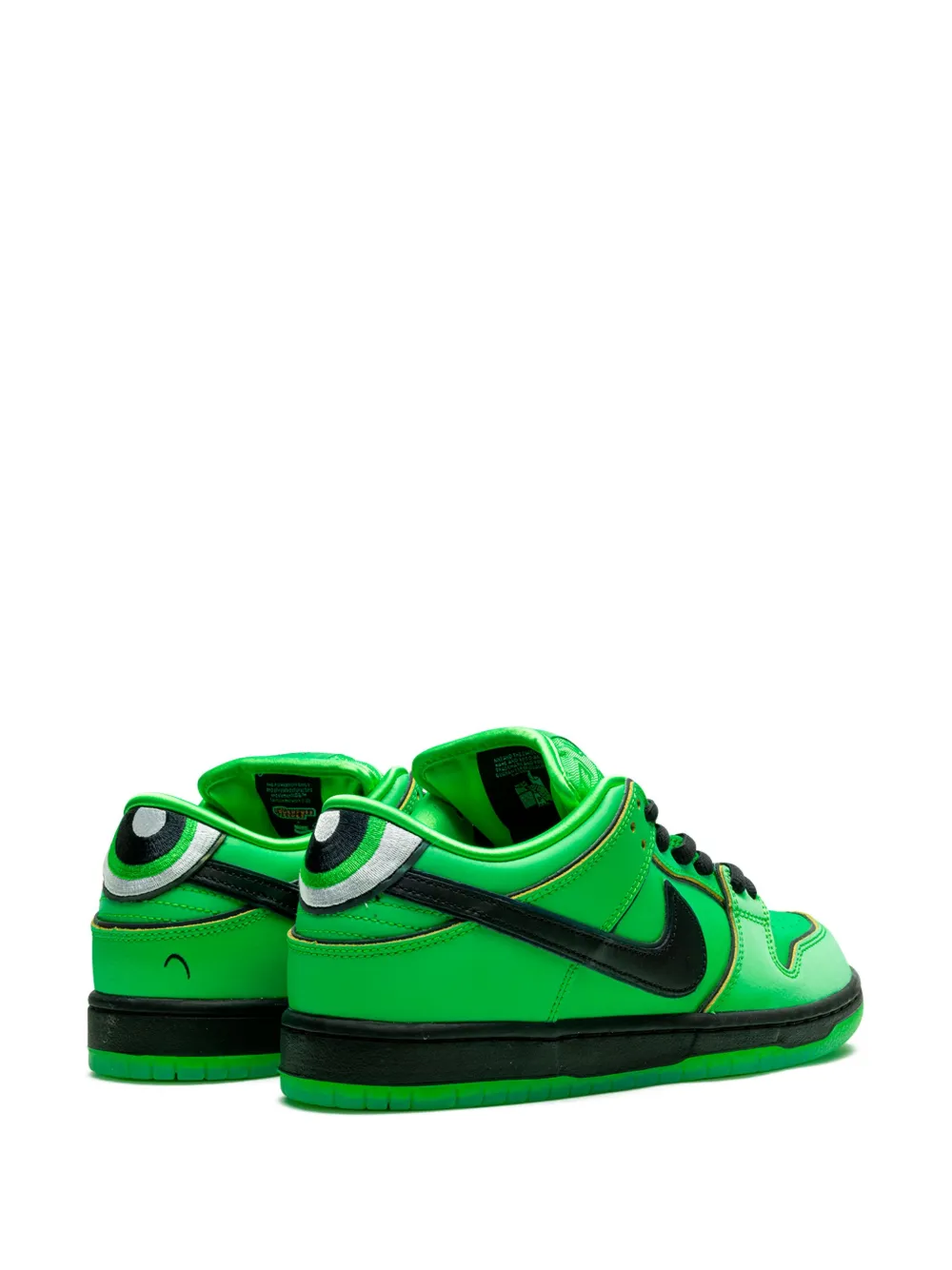 Кроссовки SB Dunk Buttercup из коллаборации с Powerpuff Girls Nike, зеленый — фото 3