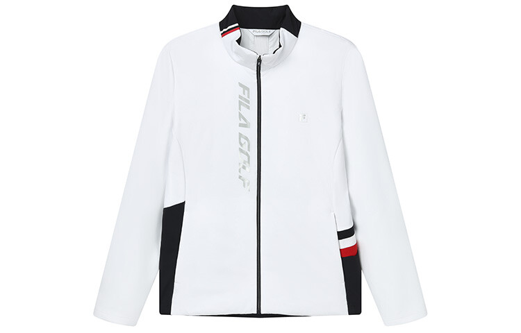 

Спортивная стеганая куртка мужская белая Fila, цвет Jade White