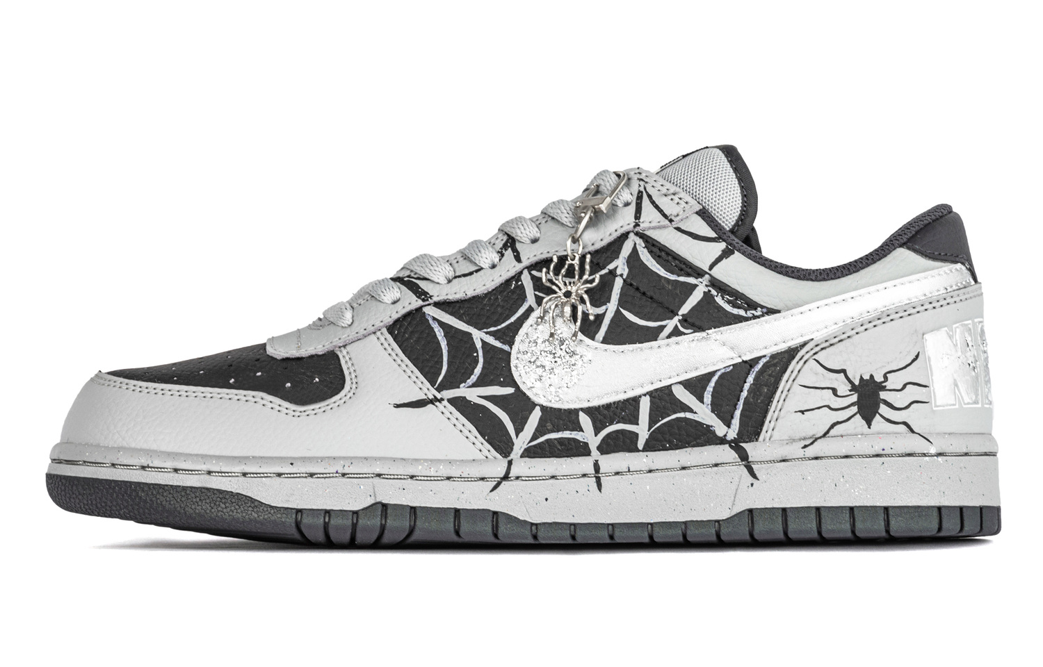 

Большие устойчивые к истиранию дышащие низкие скейтбордские кроссовки мужские Nike, черный/серый