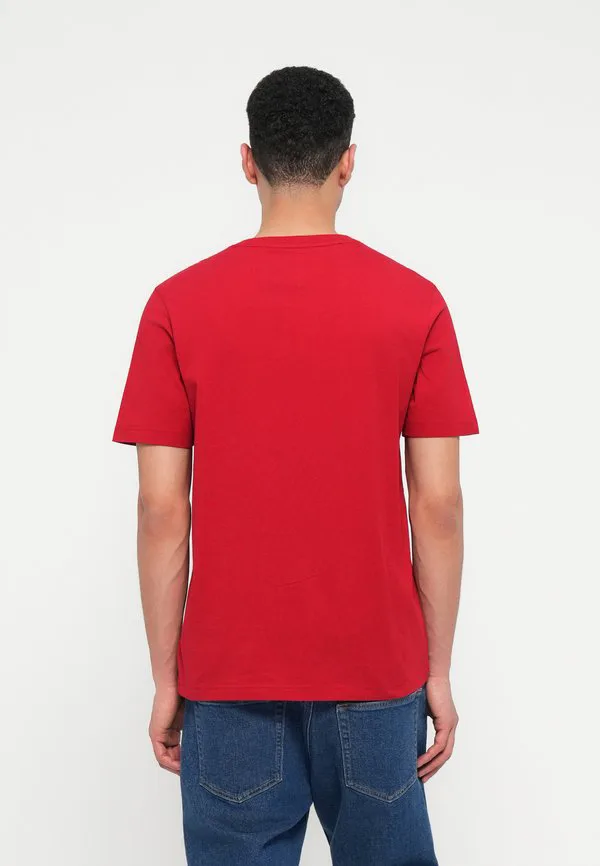 Футболка с графическим логотипом, круглый вырез, принт. Tommy Hilfiger, Medium Red — фото 3