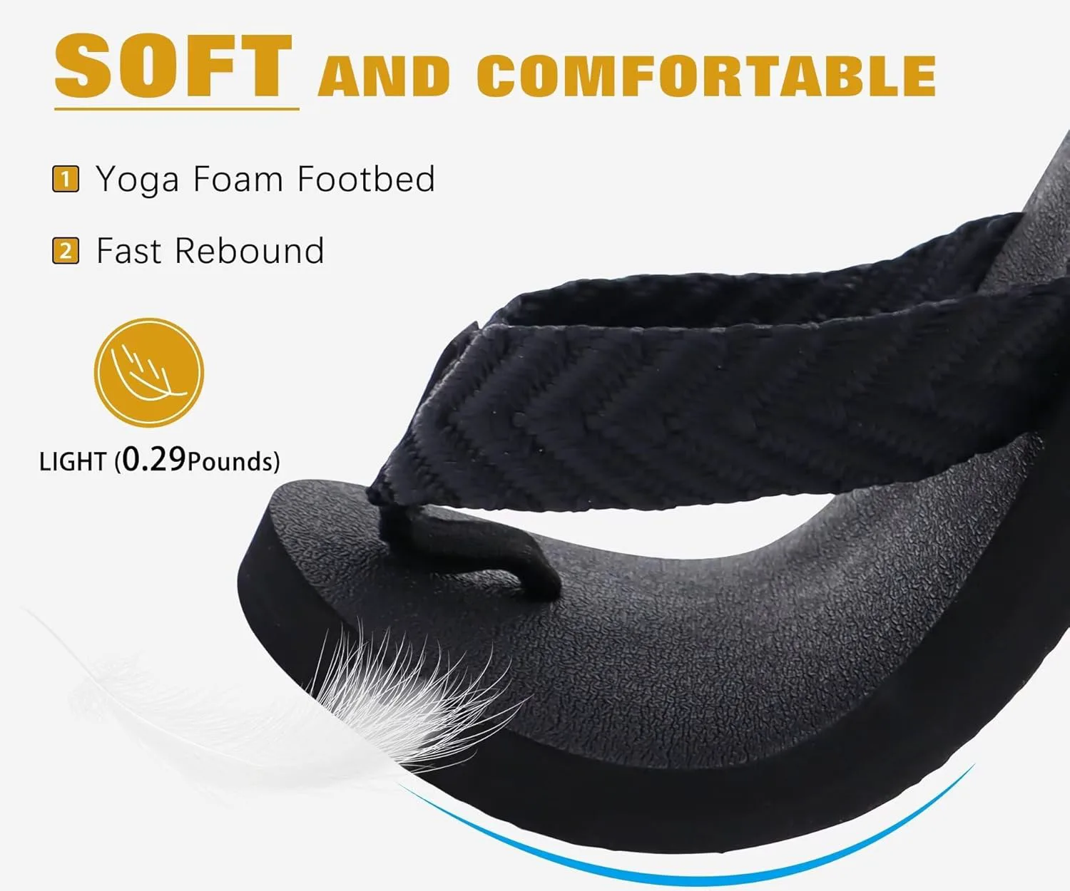 

Мужские шлепанцы KuaiLu с поддержкой свода стопы, летние пляжные и бассейновые водонепроницаемые резиновые сандалии, светло-черный