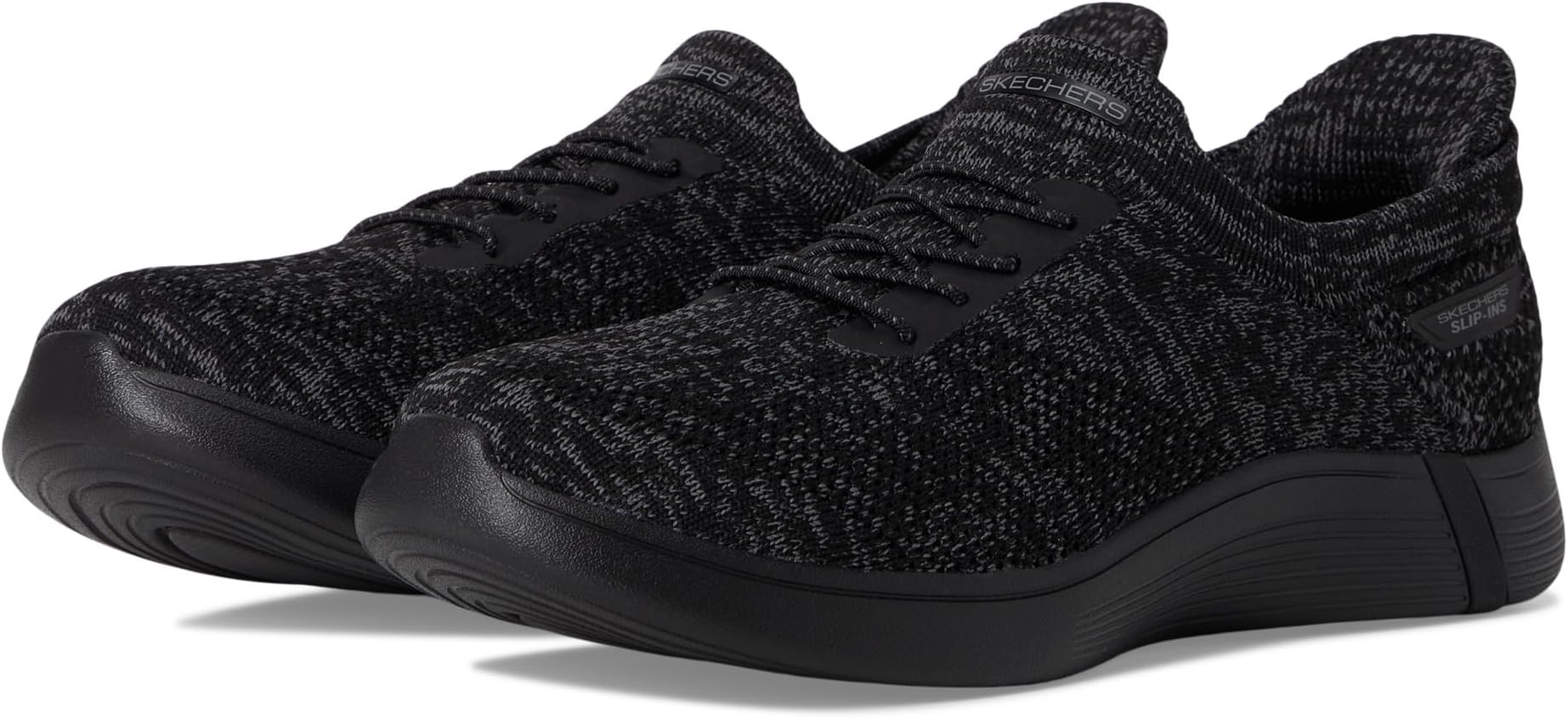 Кроссовки SKECHERS Performance On-the-go Hands Free Slip-ins Swift W/ Sock Fit, цвет Black/Gray