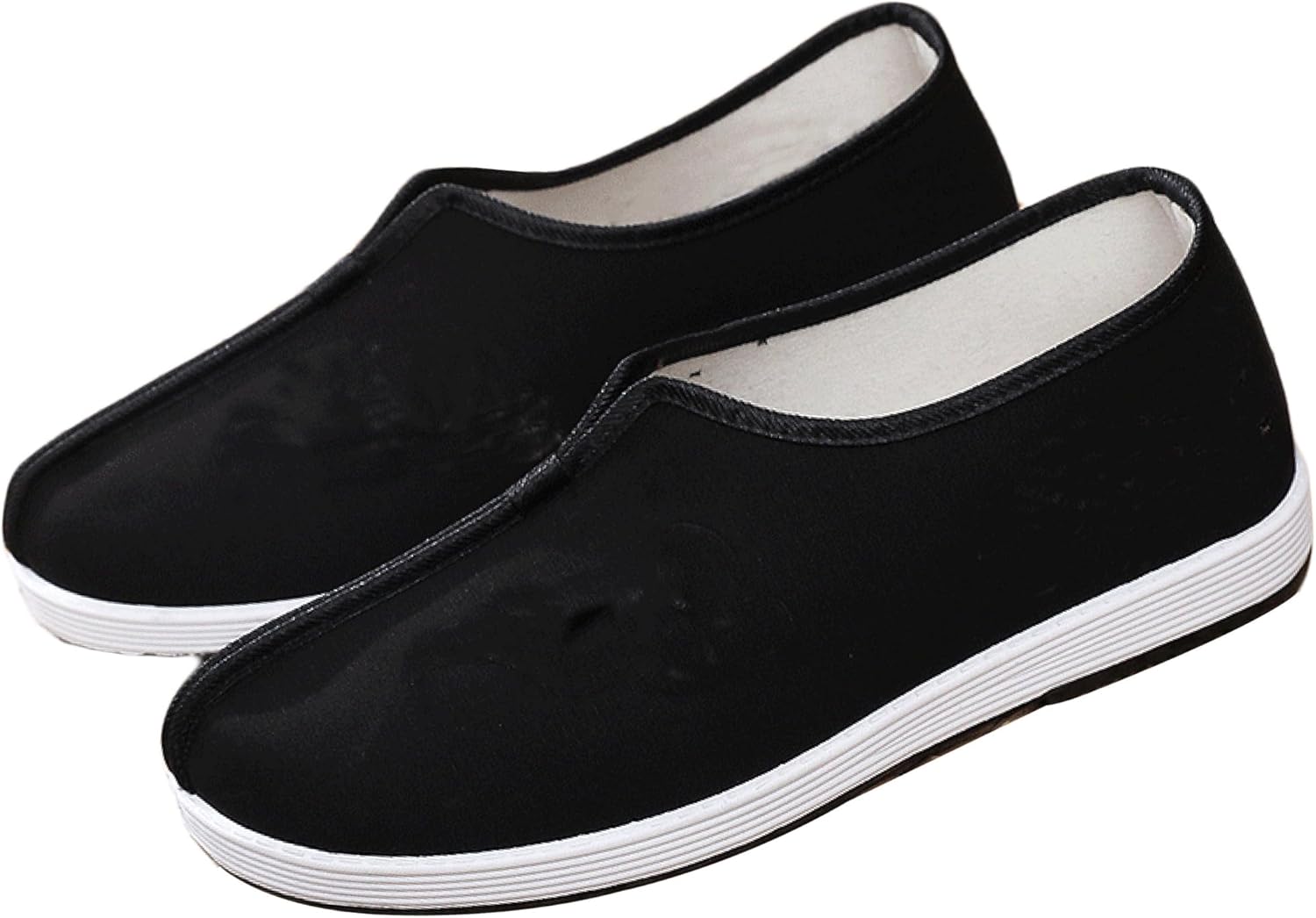 

Вышитые тапочки для Тайцзи и кунг-фу Tinymori, унисекс, текстильные спортивные туфли, традиционные китайские слипоны с противоскользящей подошвой для мужчин и женщин, черный