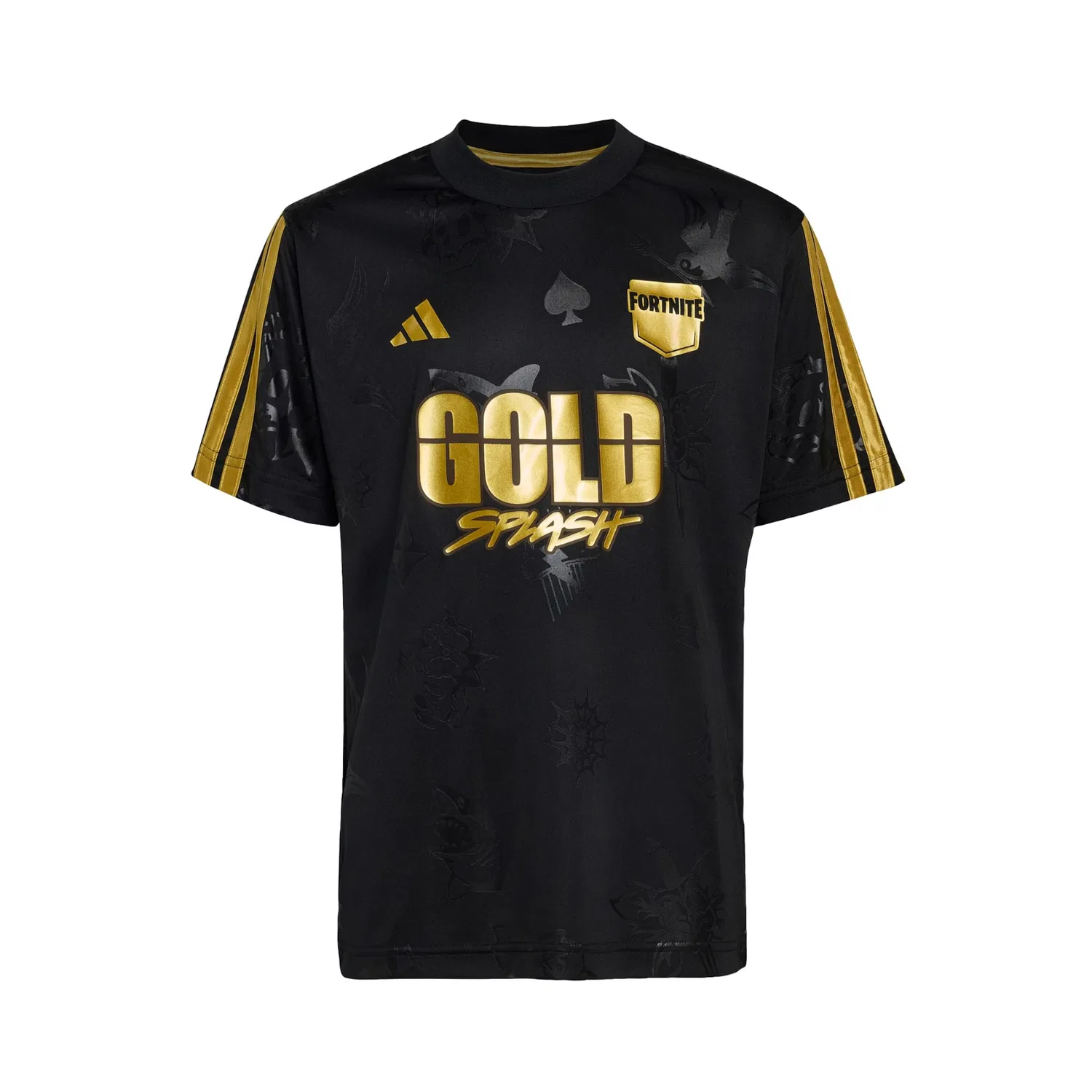Спортивная футболка Adidas Sportswear Performance Shirt Adidas X Fortnite Midas черного цвета
