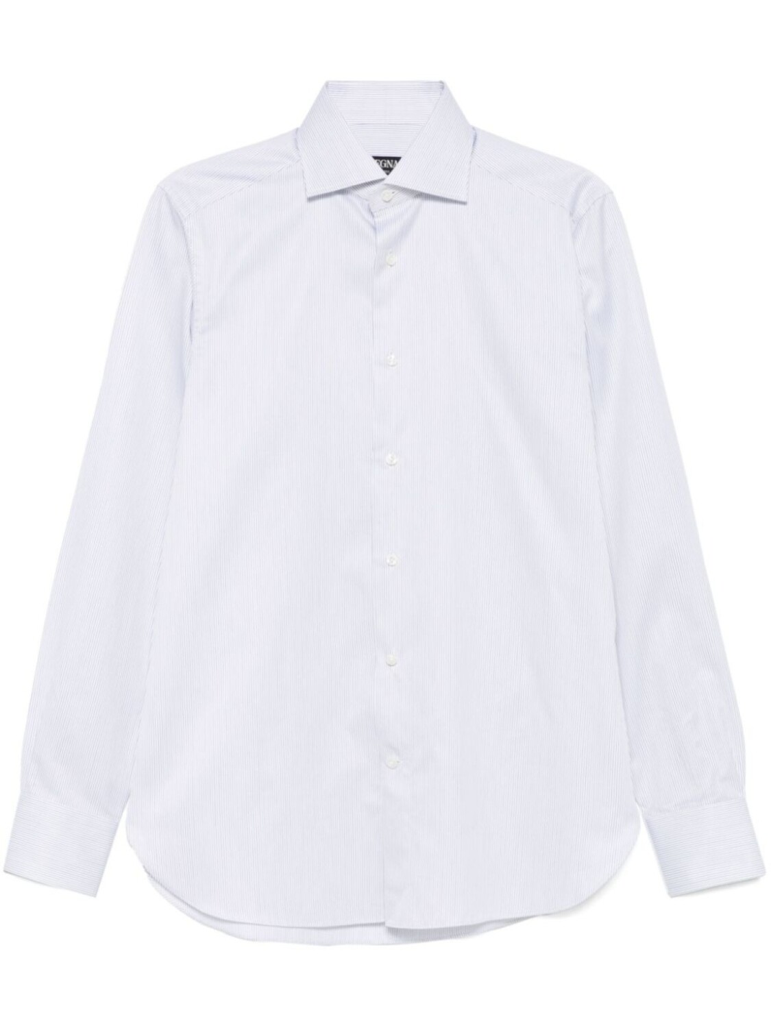 

Полосатая рубашка Zegna, синий