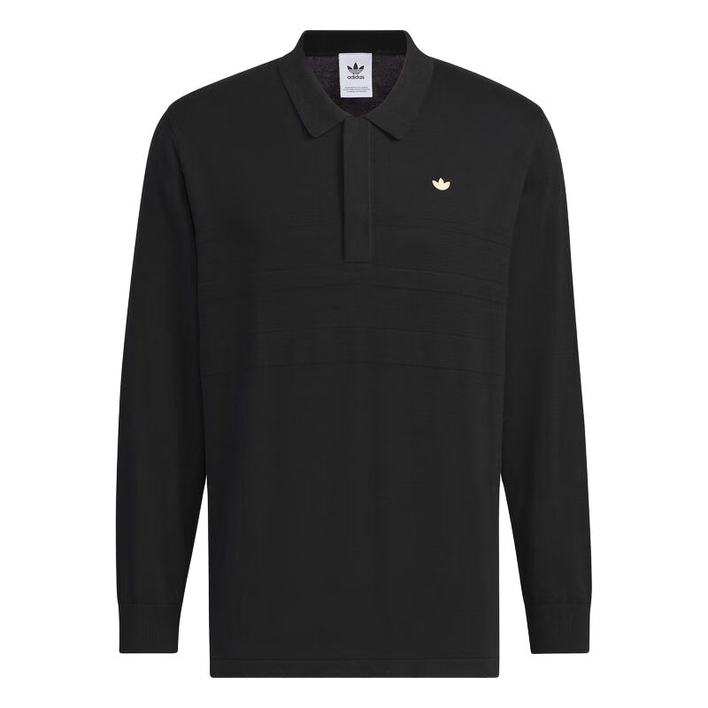 

Поло с логотипом Adidas Adidas Originals, черный