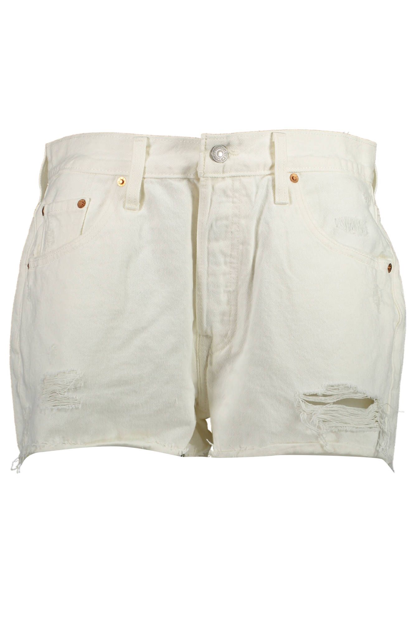 Белые хлопковые женские джинсы Levi´s