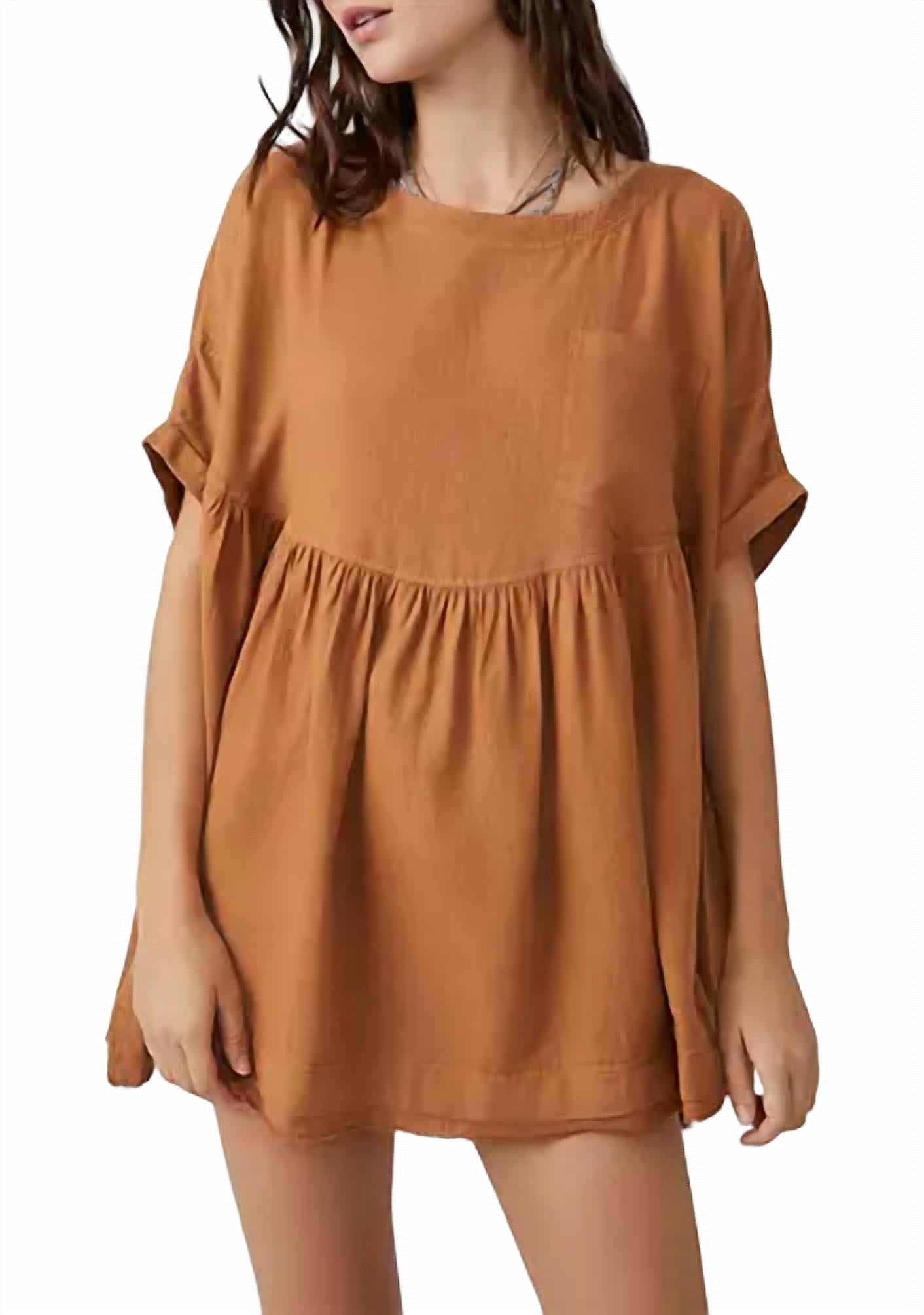 

Футболка женская Free People, цвет bright cider