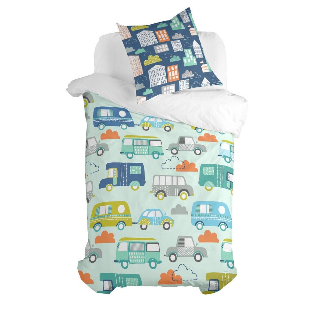 

Комплект пододеяльников HappyFriday Moshi Moshi Holidays Colorful Одноместный матрас, 2 предмета