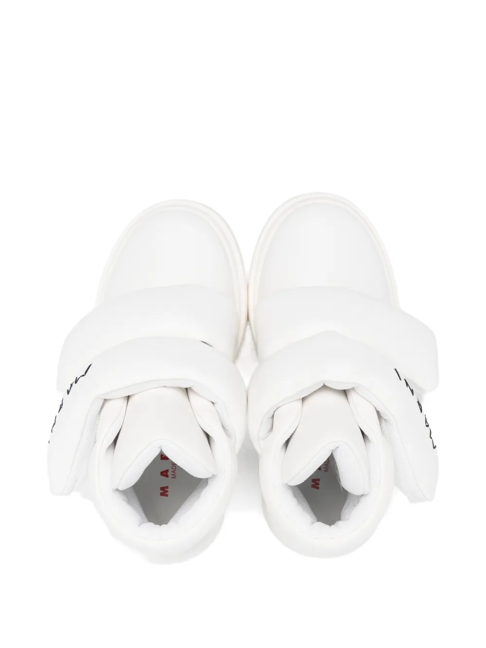 Кроссовки с вышитым логотипом Marni Kids, белый — фото 3