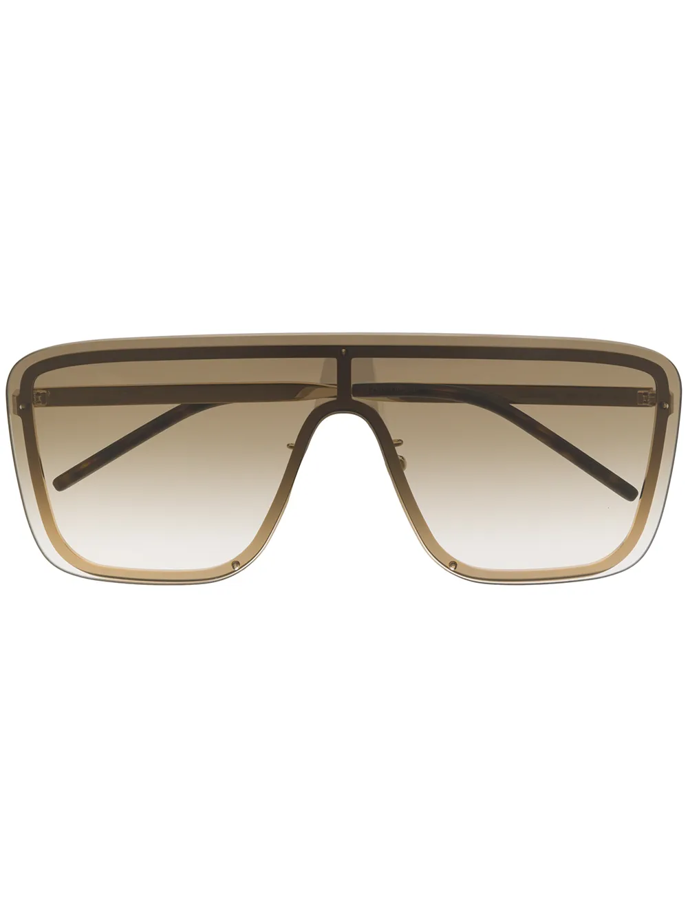 

Солнцезащитные очки-маска New Wave SL1 Mask Saint Laurent Eyewear, золотой