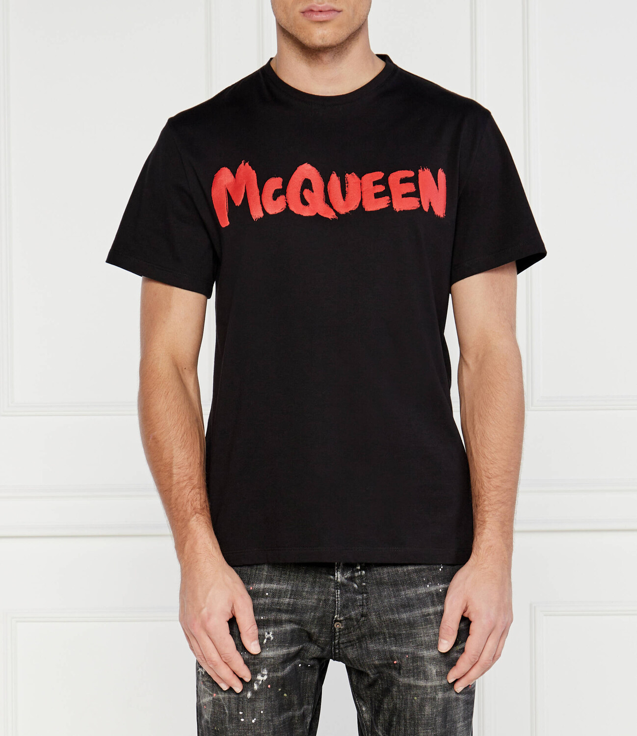 

Футболка Alexander McQueen Regular Fit, черный