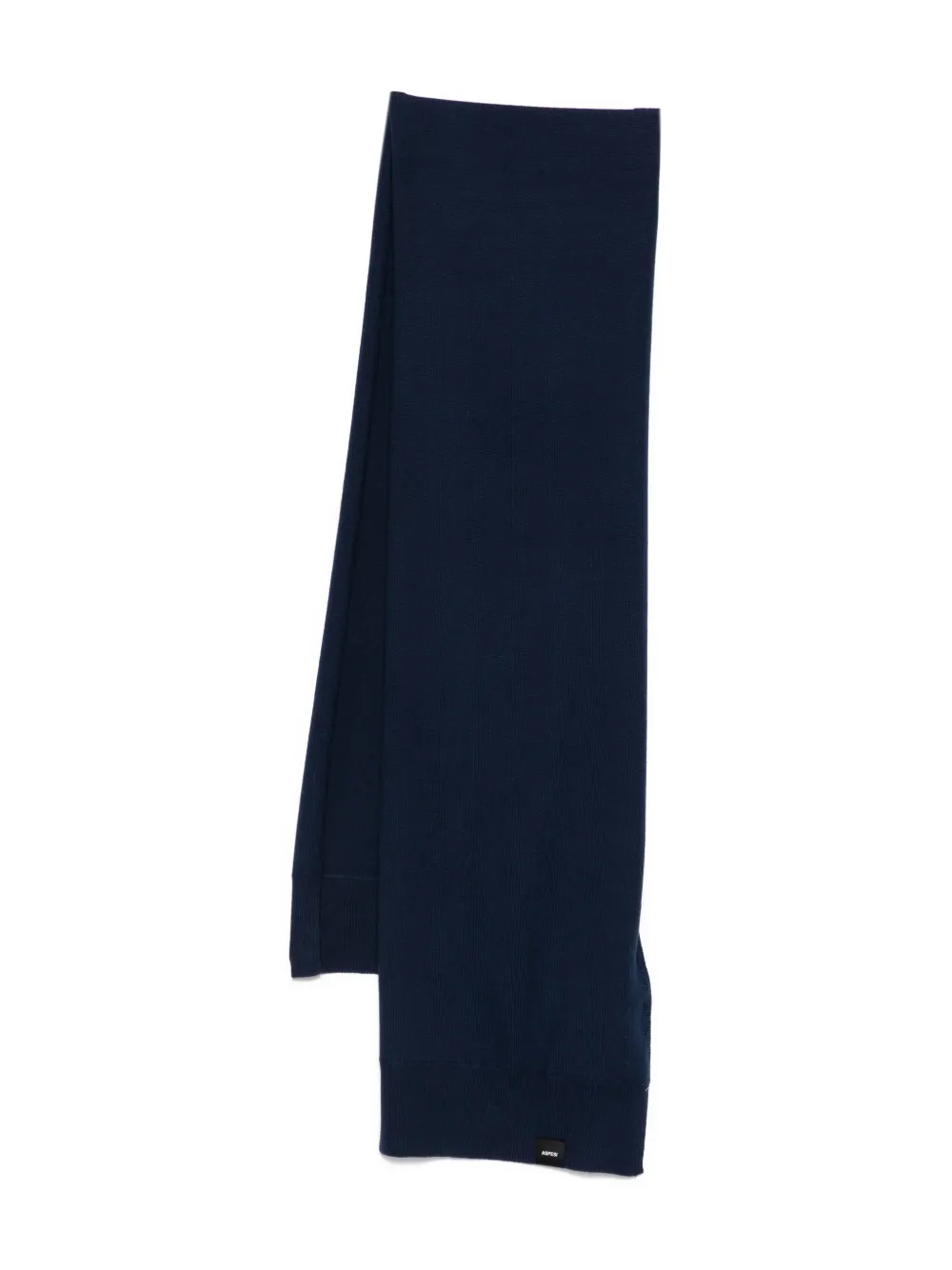 

Шарф с нашивкой-логотипом Aspesi Kids, синий