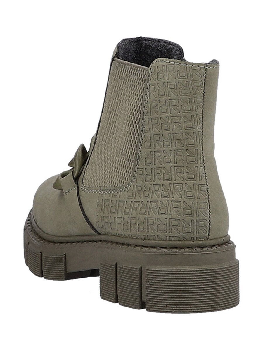 Ботинки женские челси Rieker Chelsea Boots с принтом, хаки — фото 4