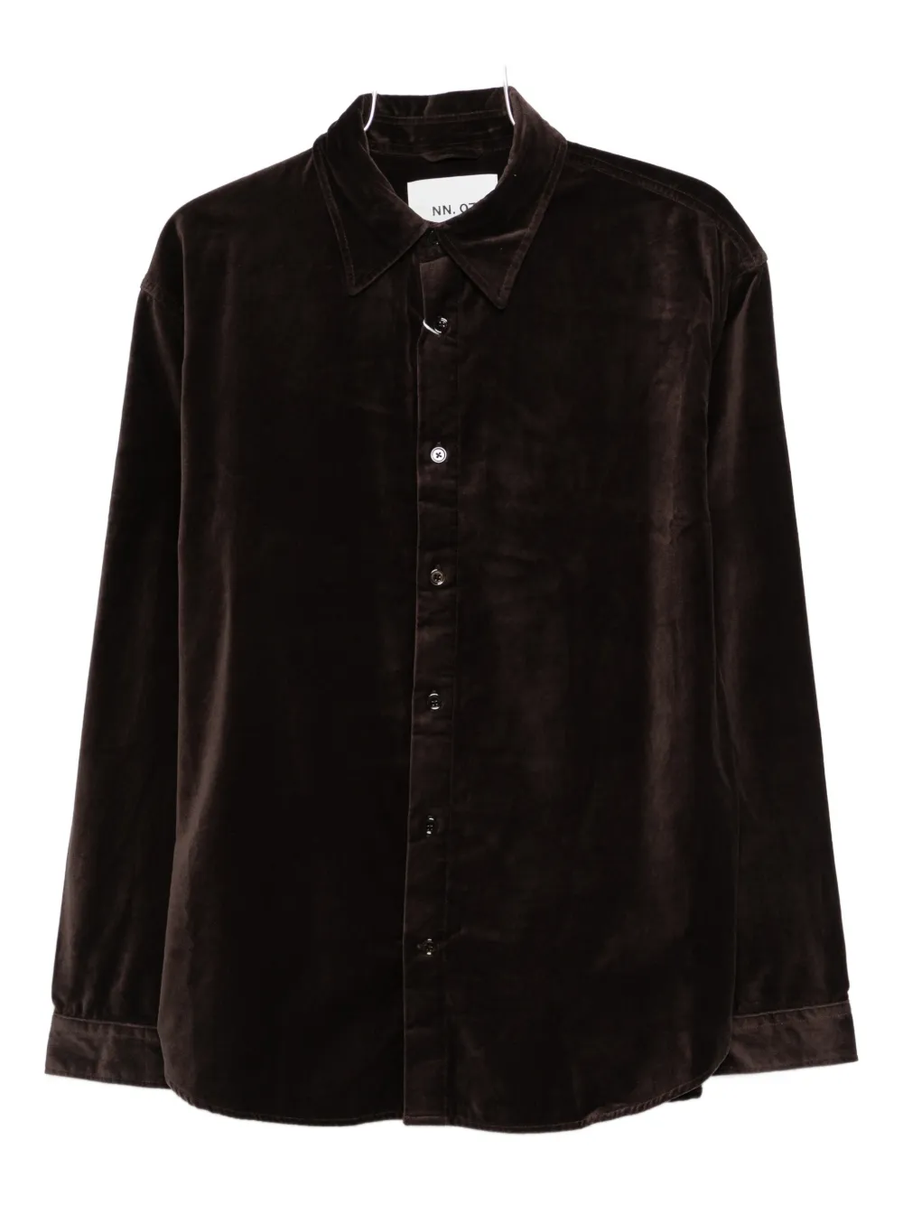 

Рубашка Casper на пуговицах Nn07, коричневый