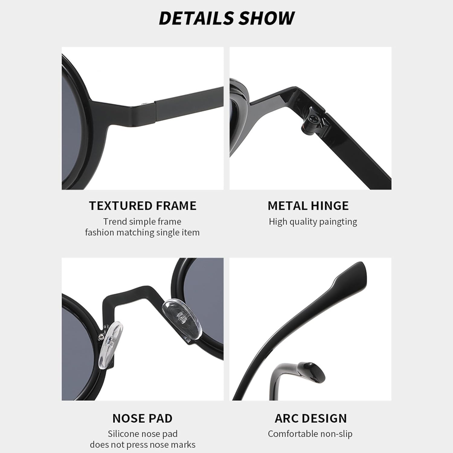 

bullabulling Модные круглые солнцезащитные очки для женщин и мужчин, ретро-панк солнцезащитные очки, трендовые зеленые солнцезащитные очки с металлическим оправой UV400, C5