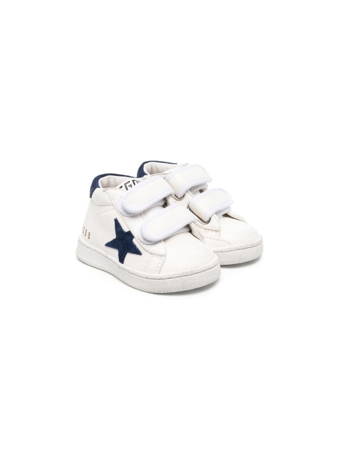 

Golden Goose Kids кеды June на липучках, белый