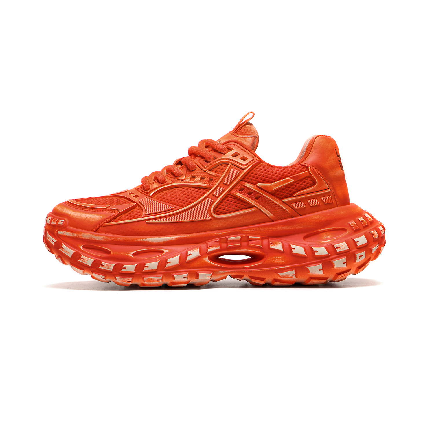 

Meixi Абразивоустойчивые дышащие низкие массивные кроссовки мужские летний апельсин, цвет Summer Orange