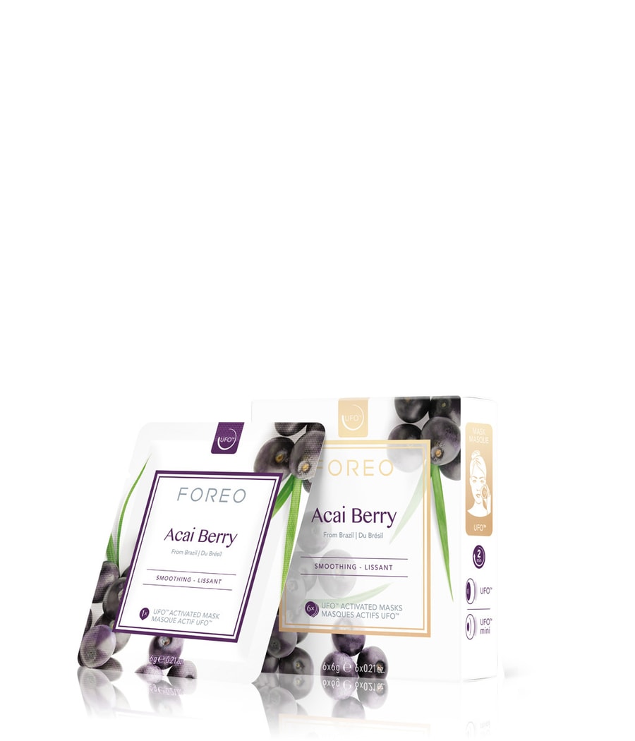 

Медицинская маска FOREO Ufo Mask Acai Berry, 6x6g