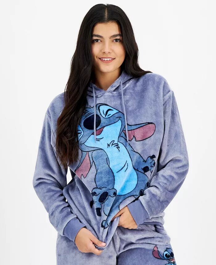 

Флисовая худи с графическим рисунком для подростков Disney, синий