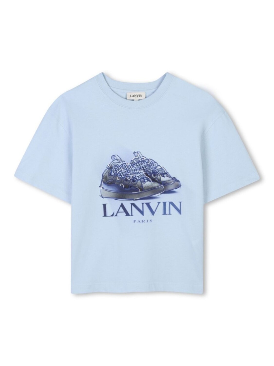 

Футболка с принтом Curb Lanvin Enfant, синий