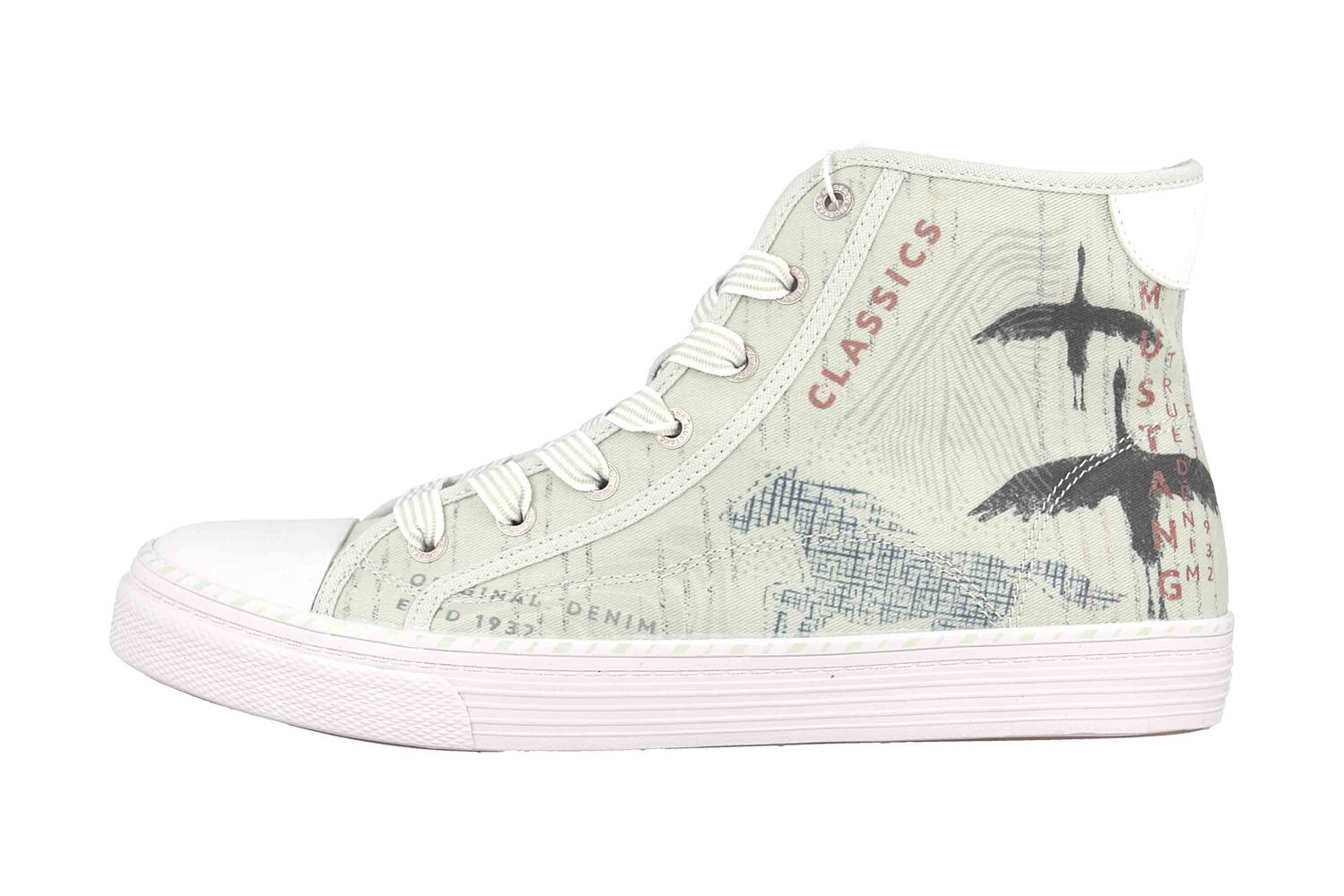 

Кроссовки MUSTANG Sneaker, зеленый