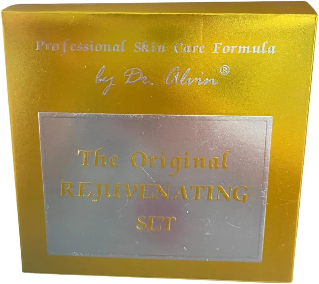 Набор для омоложения Dr. Alvin Rejuvenating Set с мылом, тоником, кремом и солнцезащитным кремом Generic