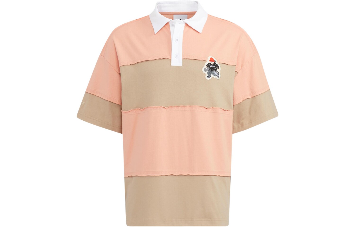 

Рубашка поло CHARR MORITA унисекс розовая Adidas Originals, розовый