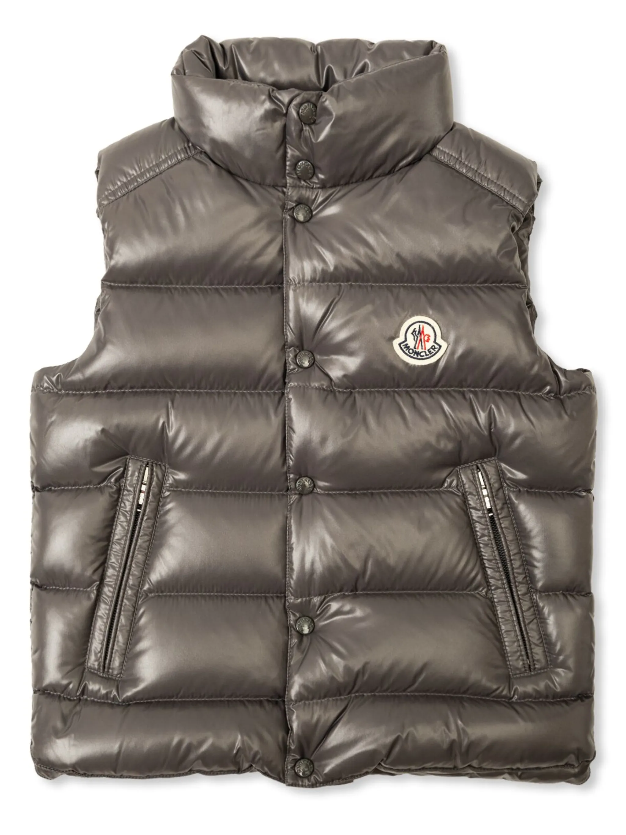 

Дутый жилет Moncler Enfant, серый