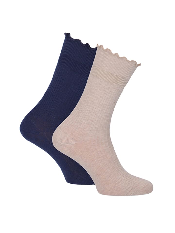 

Носки Tamaris, цвет navy und beige
