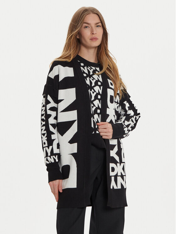 

Кардиган свободного кроя Dkny, черный