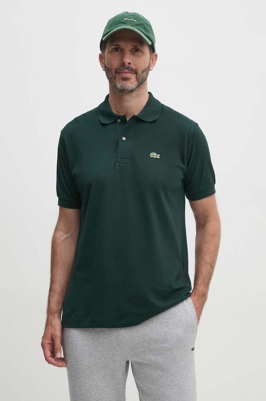 

Хлопковое поло Lacoste, зеленый