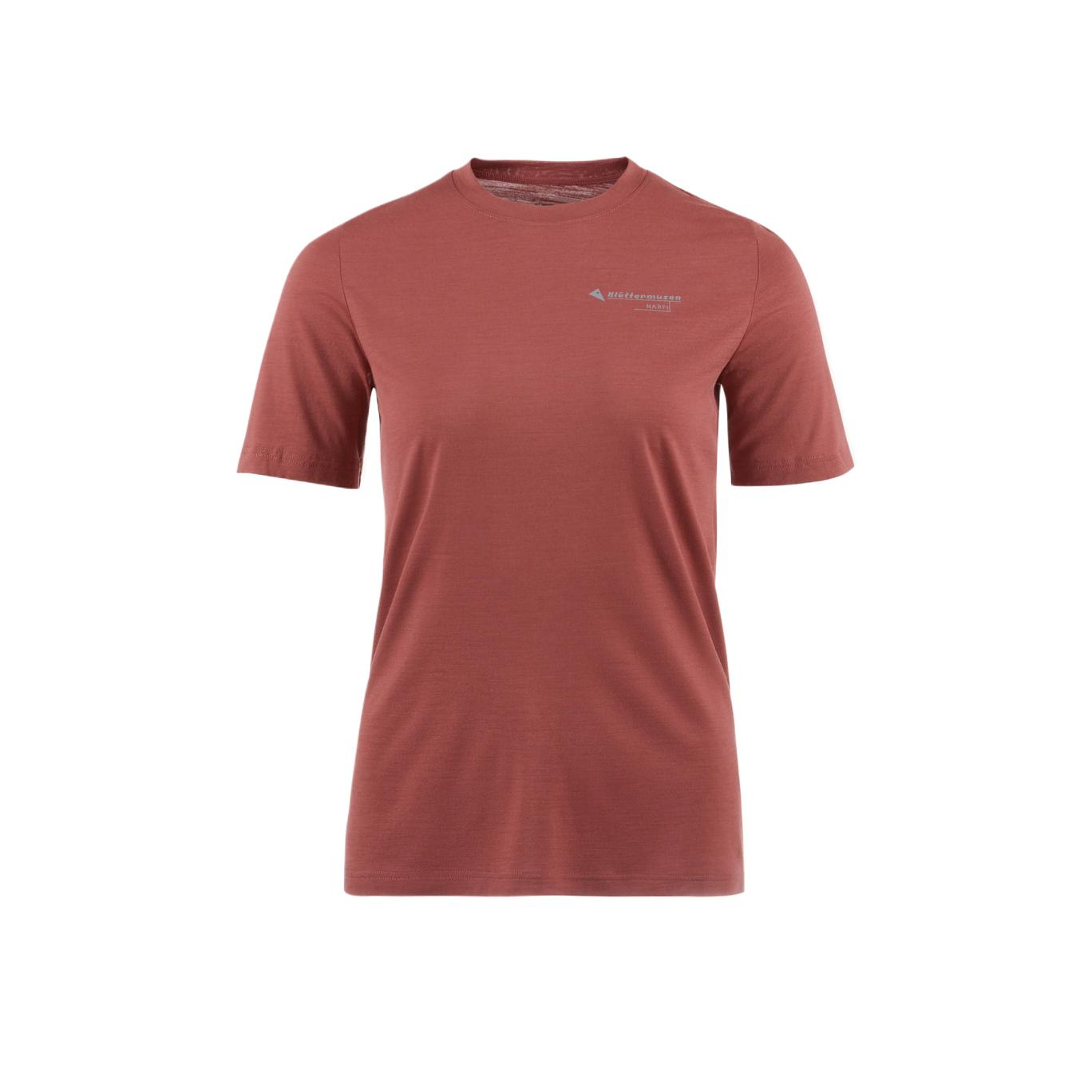 

Футболка Narqi Quick Dry женская Klattermusen, красный