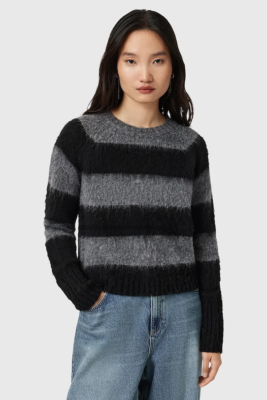 

Шерстяной свитер LOU Allsaints, черный