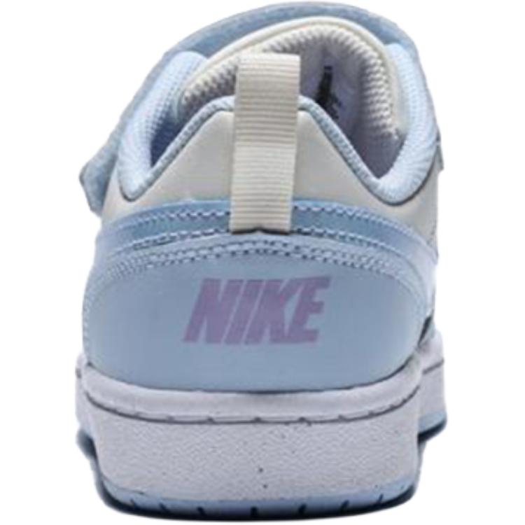 Детские кроссовки для скейтбординга Court Borough, устойчивые к истиранию, низкие Nike, синий — фото 3