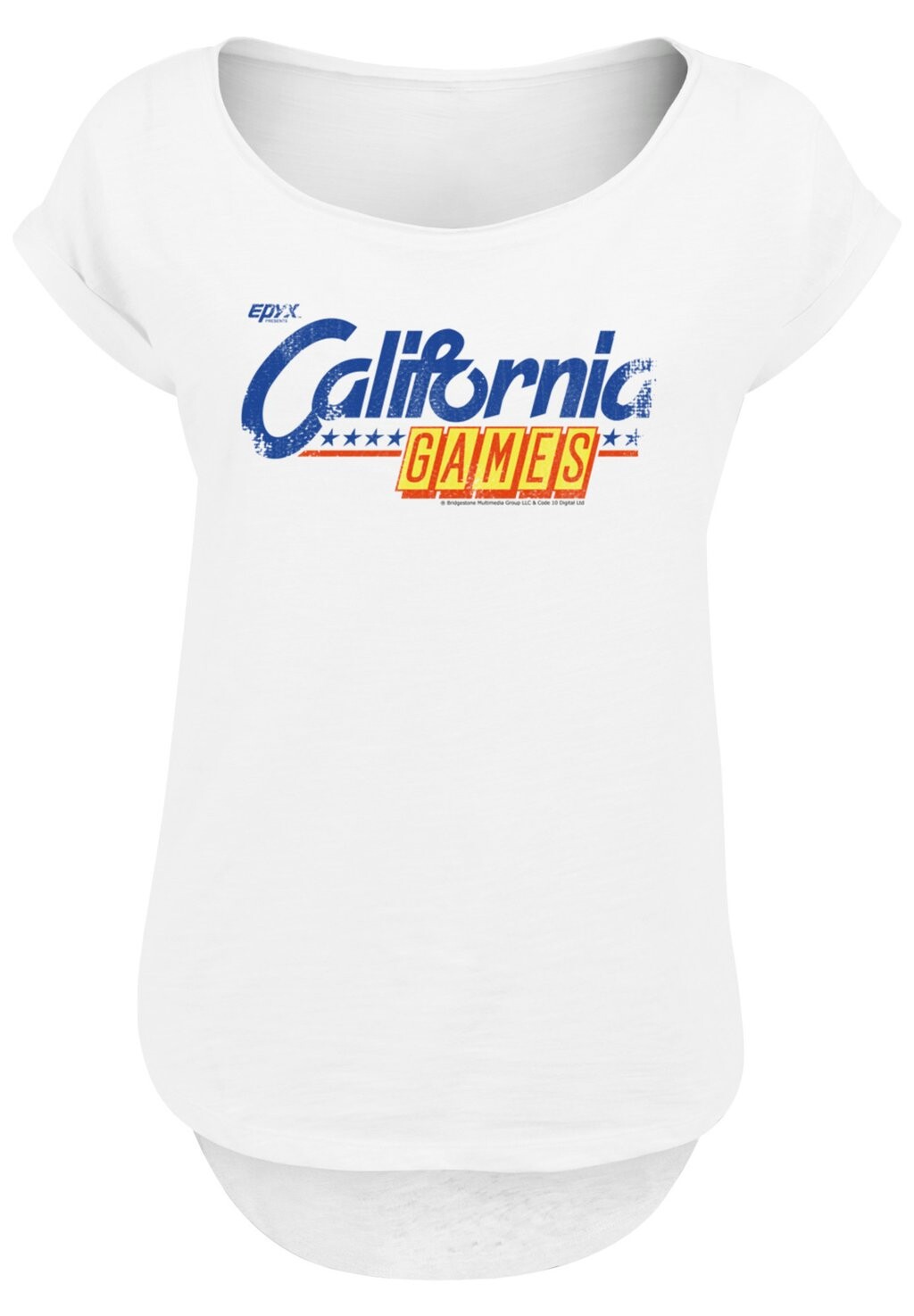 

Футболка с принтом RETRO GAMING CALIFORNIA GAMES LOGO F4NT4STIC, белый