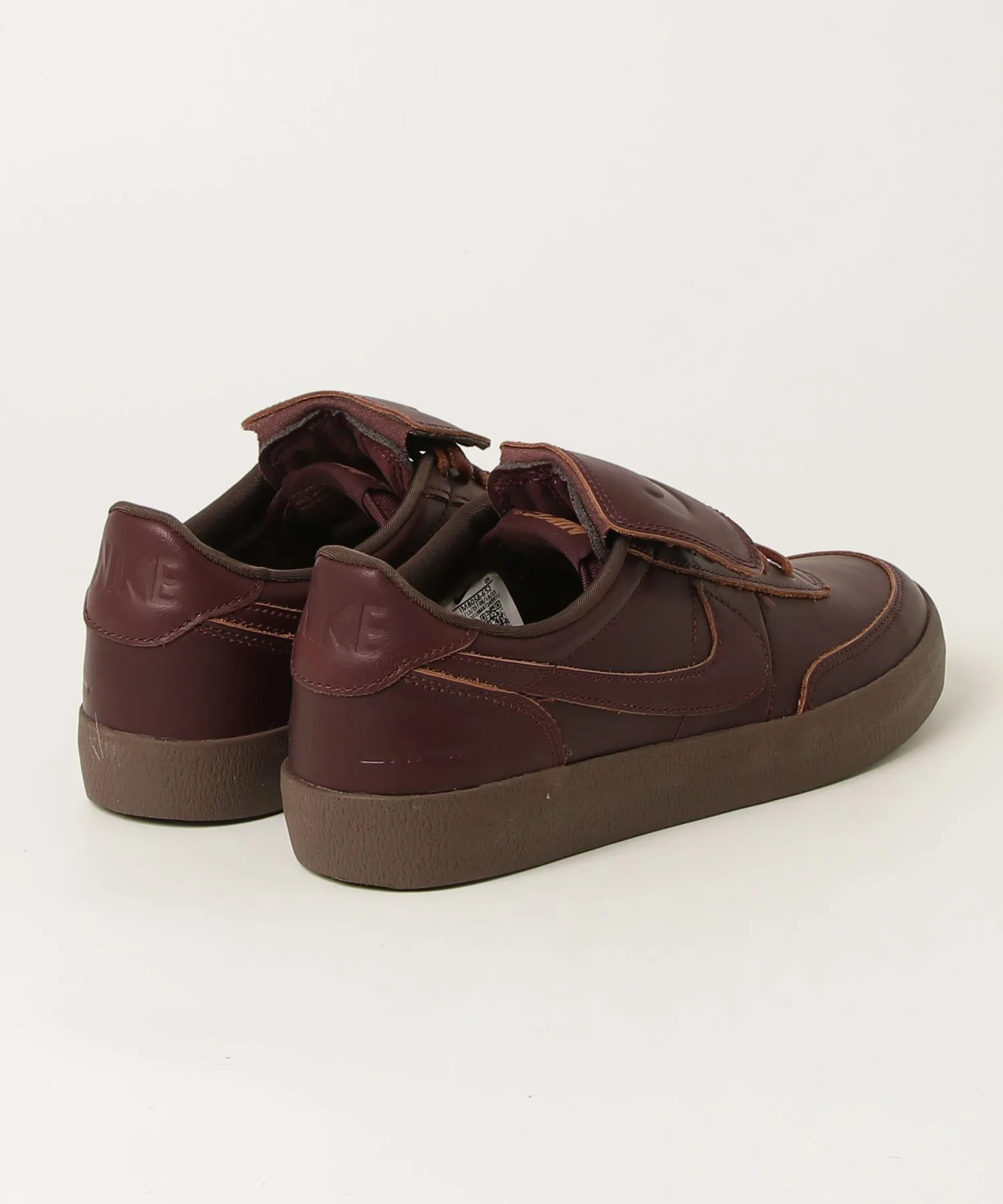 Мужские кожаные кроссовки Killshot 2 Premium NIKE бордовые — фото 2