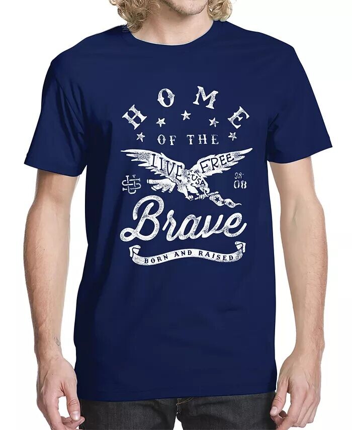 

Мужская футболка с рисунком Live Free USA Buzz Shirts
