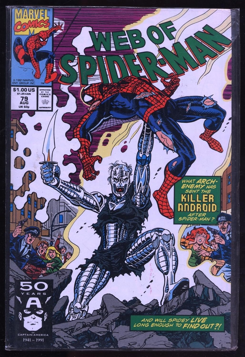 

Web of Spider-Man #79 : First Blood (Marvel Comics) (Marvel)