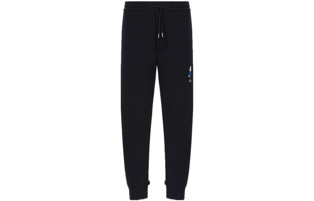

EMPORIO ARMANI SS22 Трикотажные спортивные штаны мужские синие