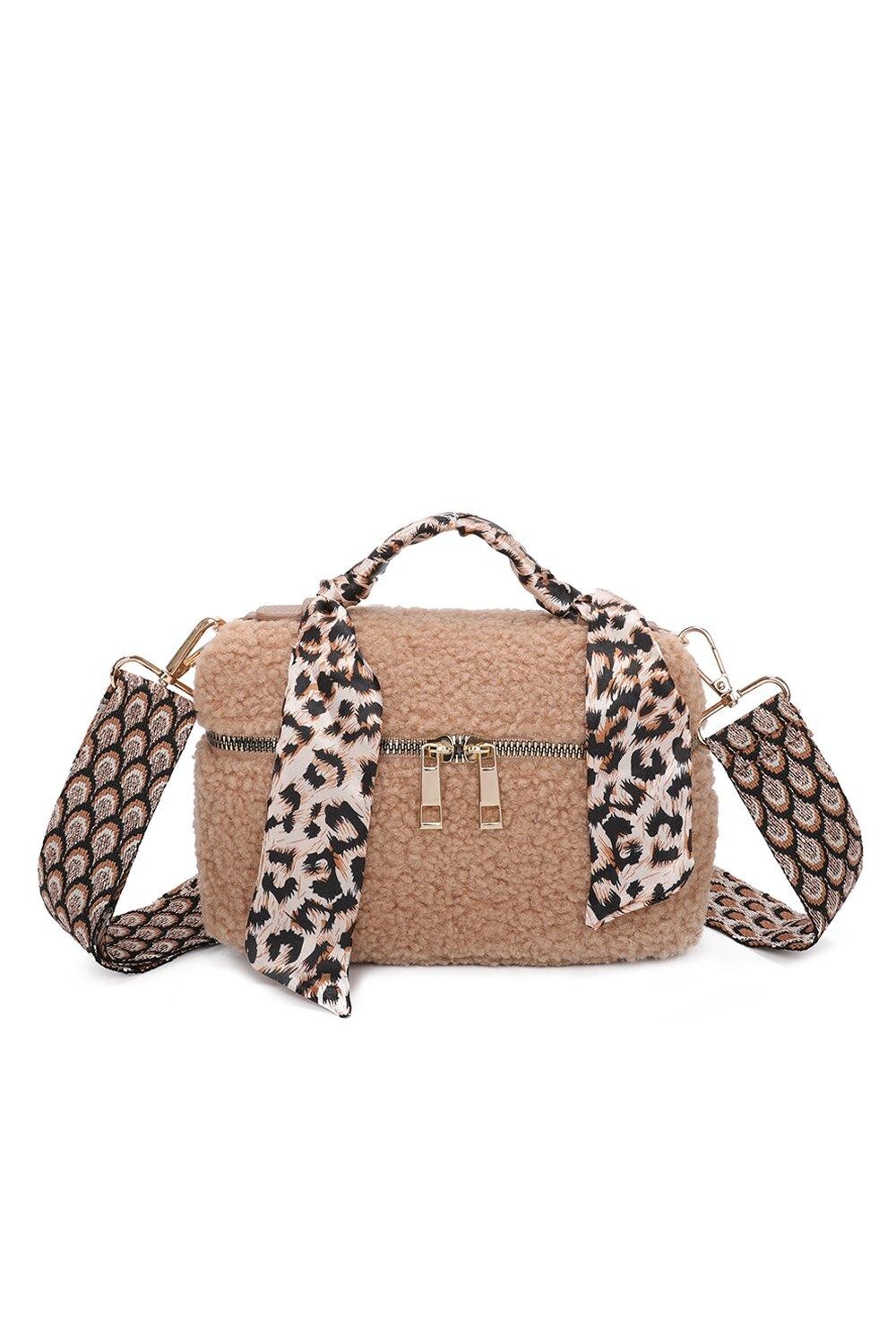 

Мини-сумка Pelosa Furry Fontanella Fashion, бежевый
