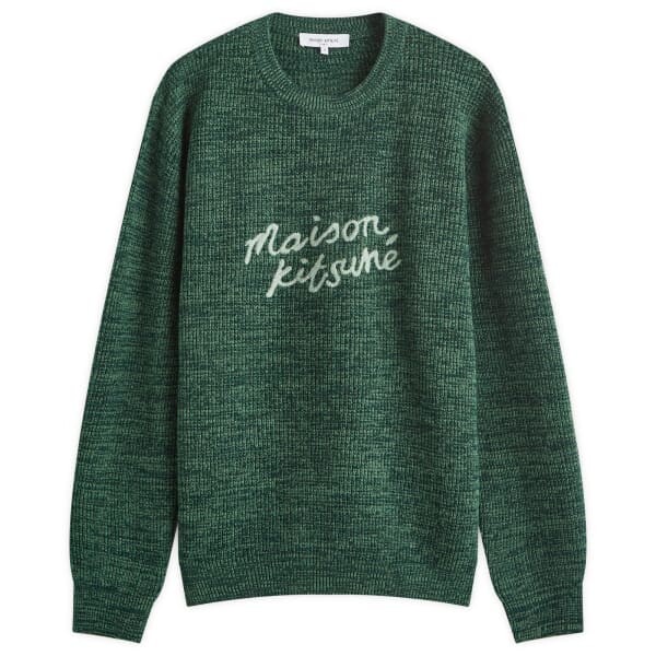 

Maison kitsune maison kitsune джемпер с надписью «удобный» Maison Kitsuné, зеленый